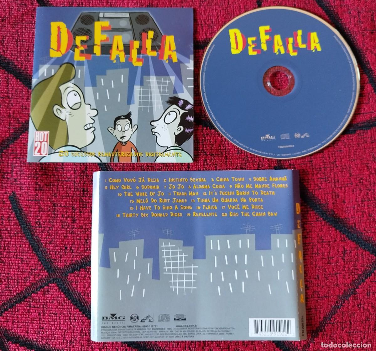 CDs de m&uacute;sica: DEFALLA ** Hot 20: Sucessos Remasterizados Digitalmente ** CD BRASIL 1996