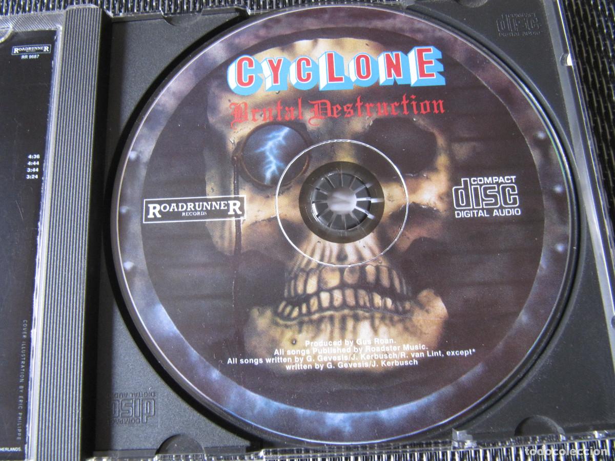 CDs de m&uacute;sica: Cyclone &ndash; Brutal Destruction CD RR 9687 - Foto 2