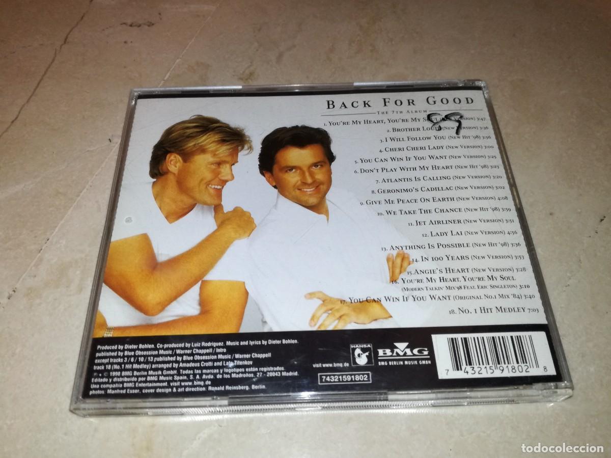 CDs de m&uacute;sica: MODERN TALKING-BACK FOR GOOD-1998 - Foto 2