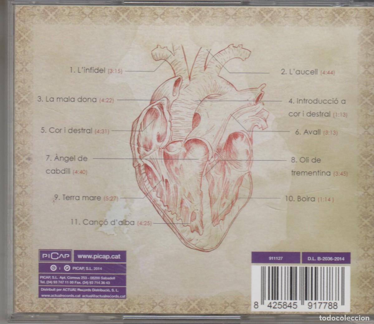 CDs de m&uacute;sica: Malva De Runa &lrm;cd Cor I Destral 2014 - Foto 2