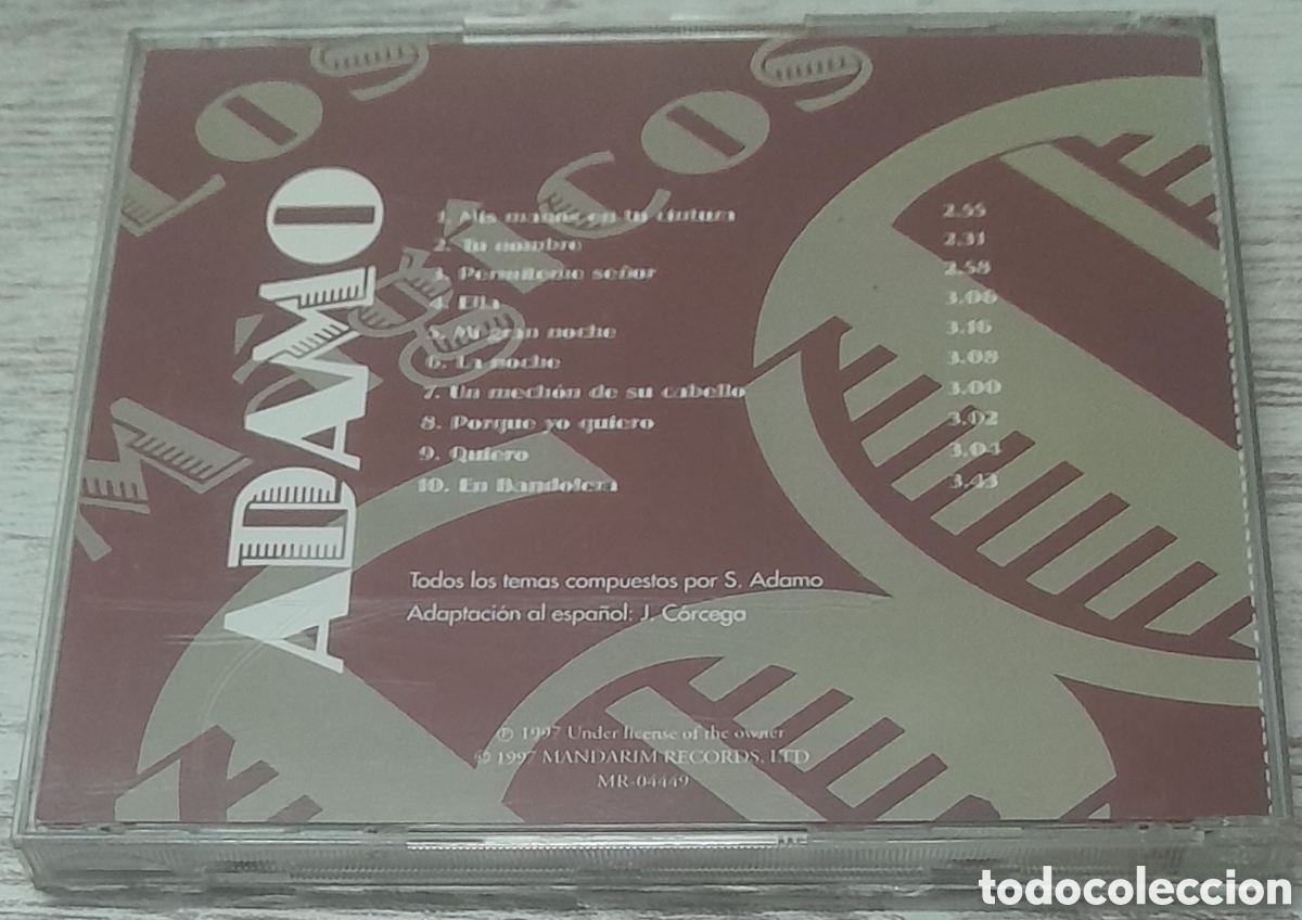 CDs de m&uacute;sica: ADAMO - LOS MAGICOS 60 - Foto 2