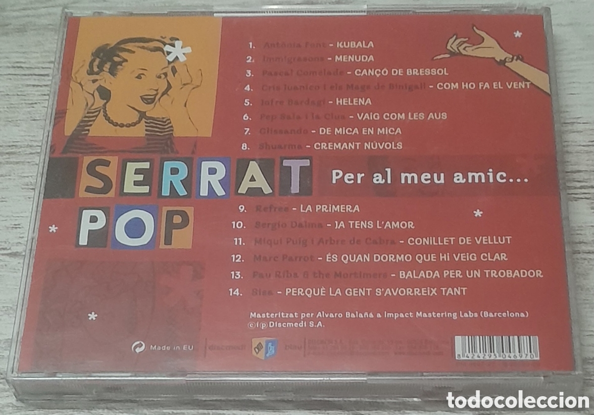 CDs de m&uacute;sica: SERRAT POP - PER AL MEU AMIC ... - Foto 2