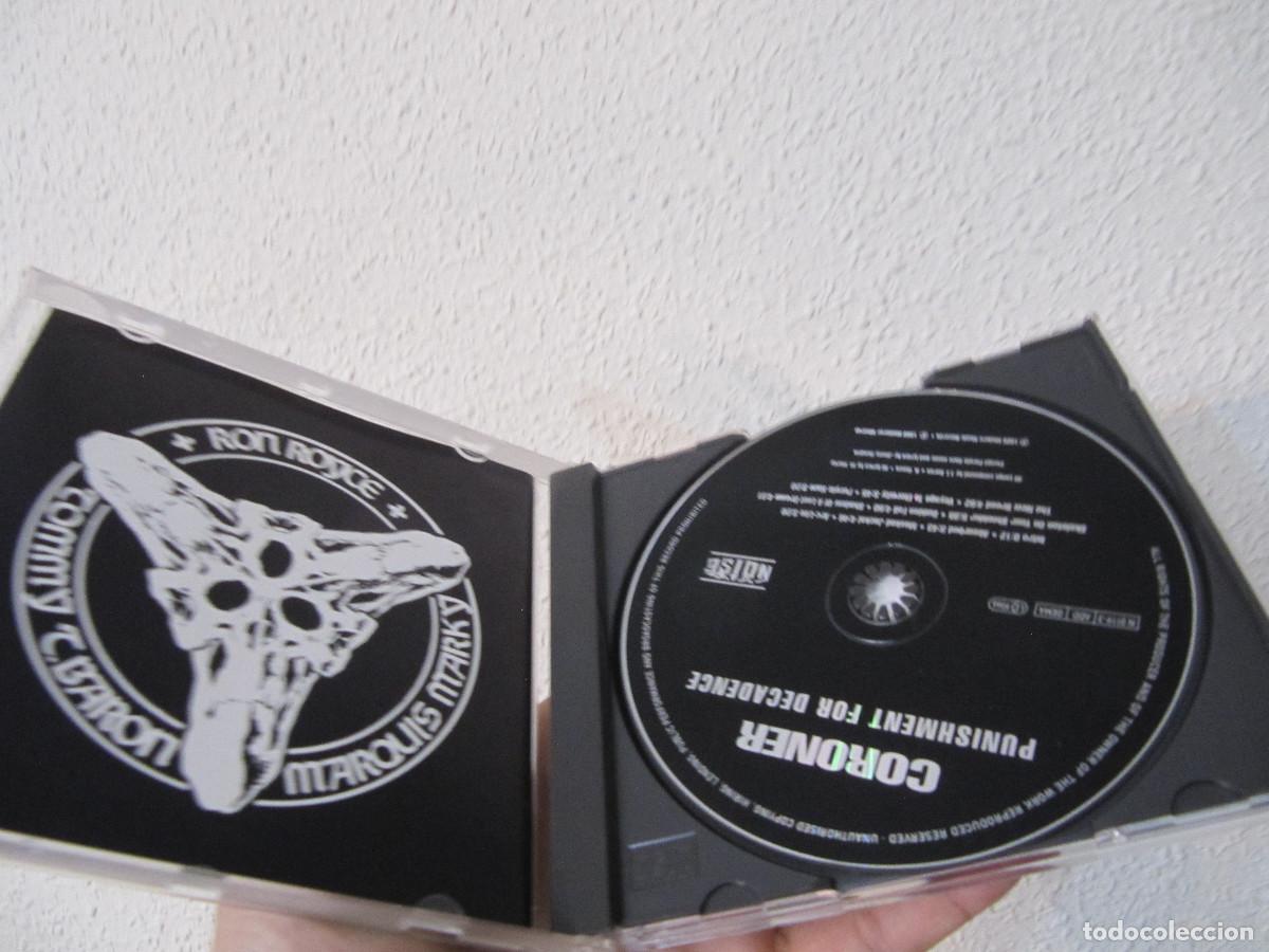 CDs de m&uacute;sica: CORONER - PUNISHMENT FOR DECADENCE NOISE - Foto 3
