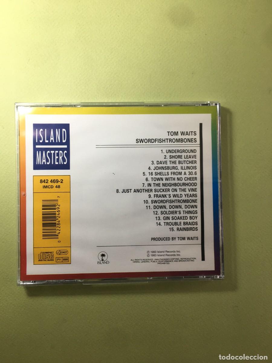 CDs de m&uacute;sica: TOM WAITS - SORDFISHTROMBONES - CD IMPORTADO - Foto 3