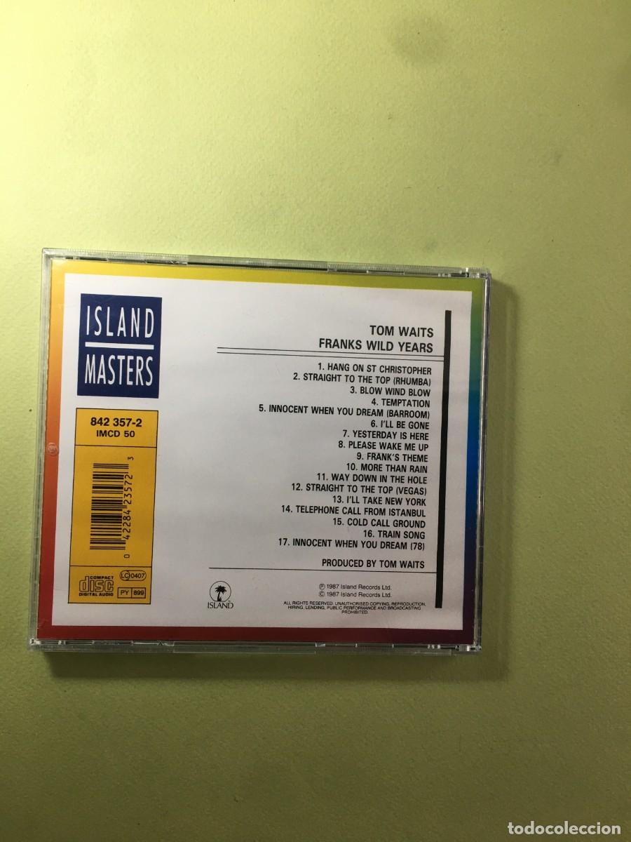 CDs de m&uacute;sica: TOM WAITS - FRANKS WILD YEARS - CD IMPORTADO - Foto 3
