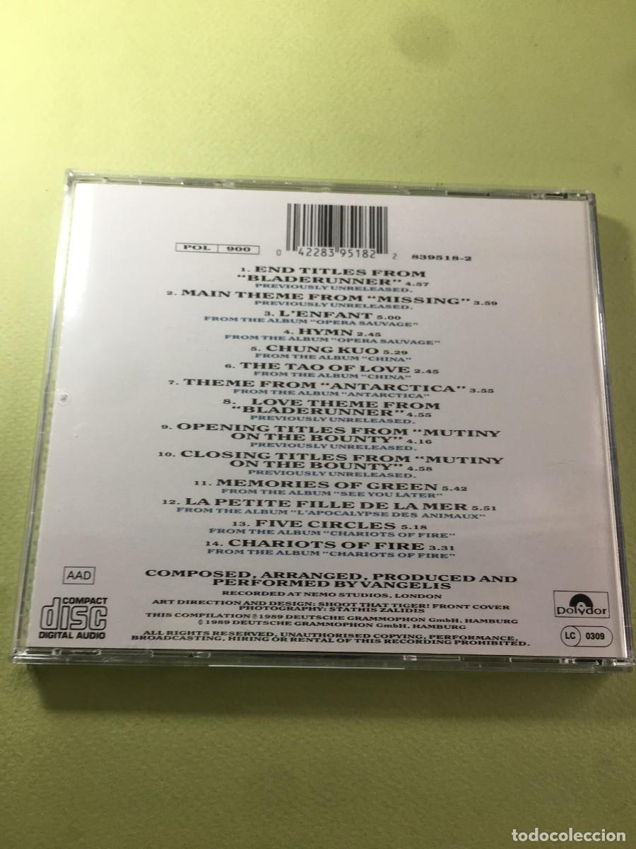 CDs de m&uacute;sica: VANGELIS - THEMES- CD IMPORTADO - Foto 3