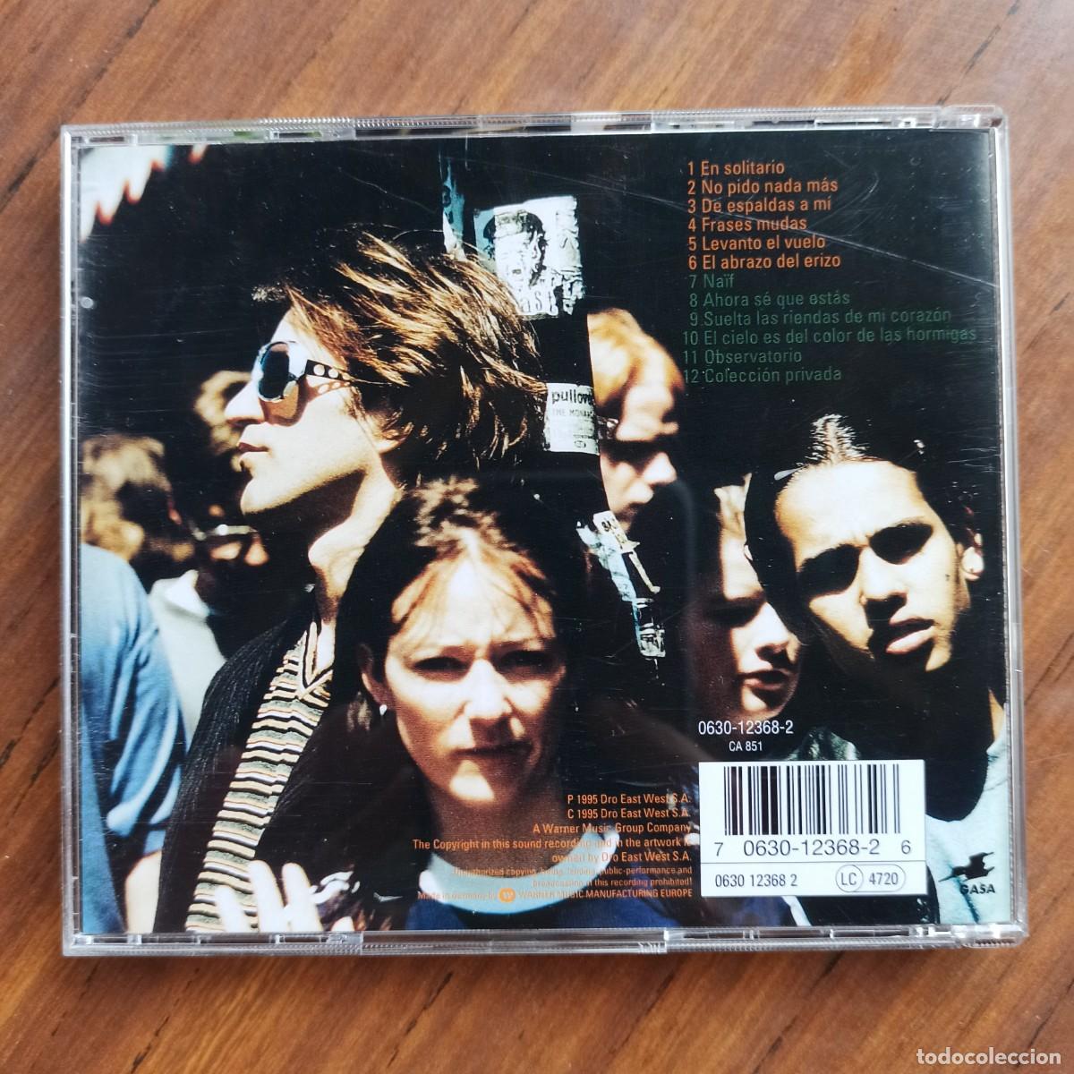 CDs de m&uacute;sica: CD - Mikel Erentxun &ndash; El Abrazo Del Erizo - Foto 2