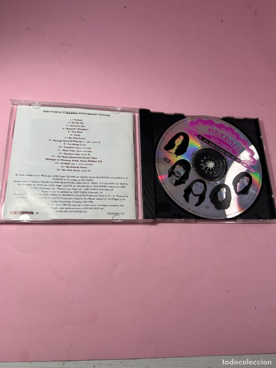 CDs de m&uacute;sica: DEEP PURPLE - FIREBALL - 25th ANNIVERSARY EDITION - CD IMPORTADO - Foto 2