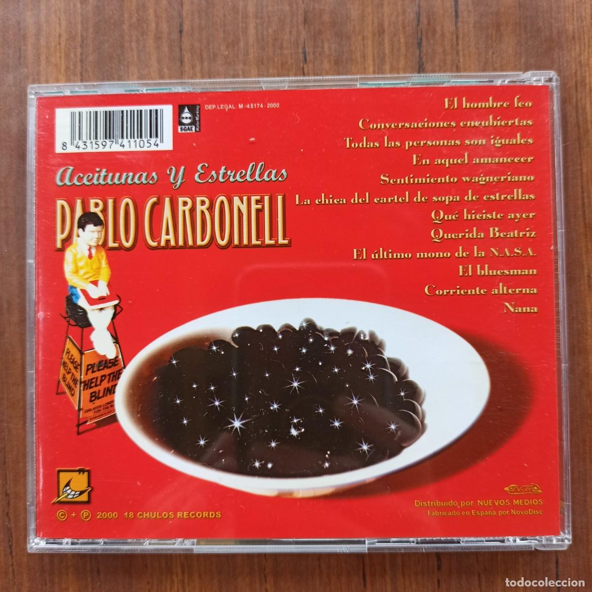CDs de m&uacute;sica: CD - Pablo Carbonell &ndash; Aceitunas Y Estrellas - Foto 2