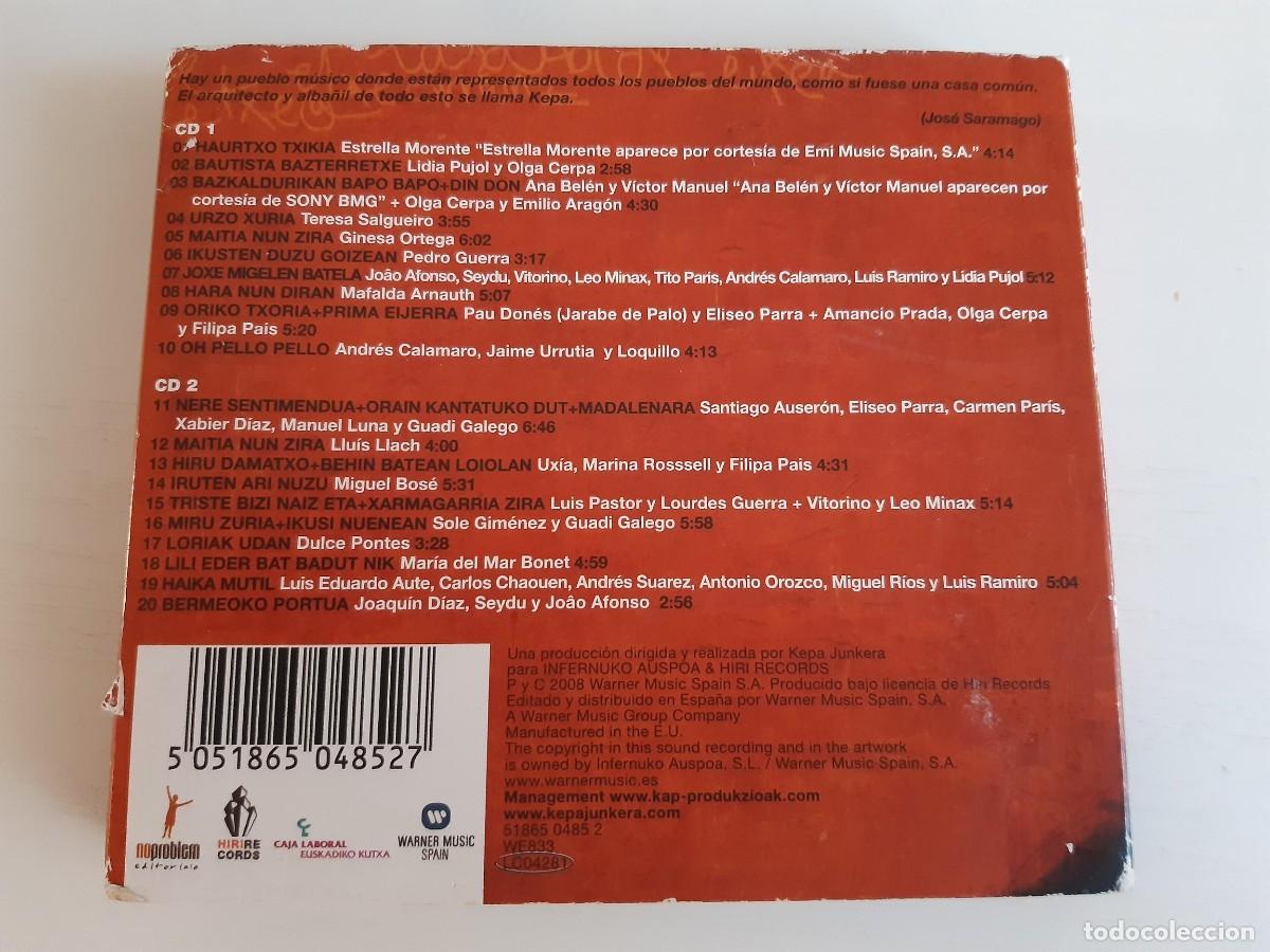CDs de m&uacute;sica: KEPA JUNKERA ETXEA 2 CD LIBRETO - Foto 3
