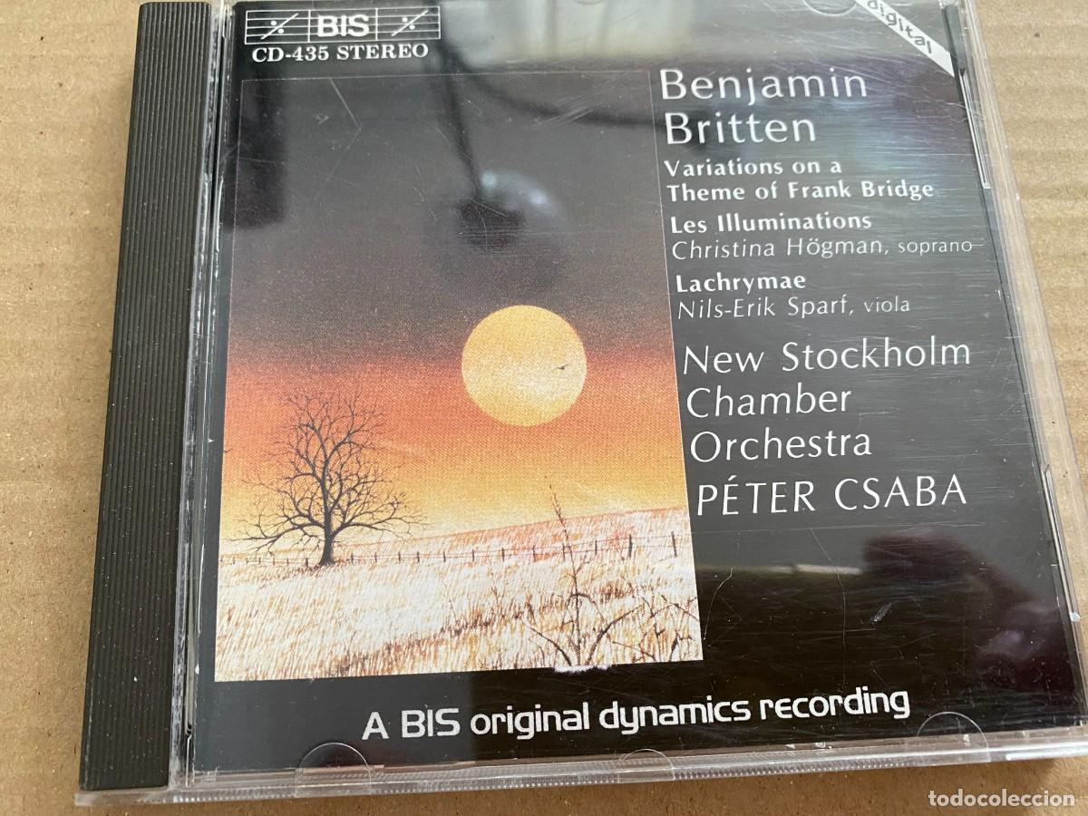 CDs de m&uacute;sica: CD BENJAMIN BRITTEN - VARIATIONS ON A THEME OI FRANK BRIDGE - Foto 1