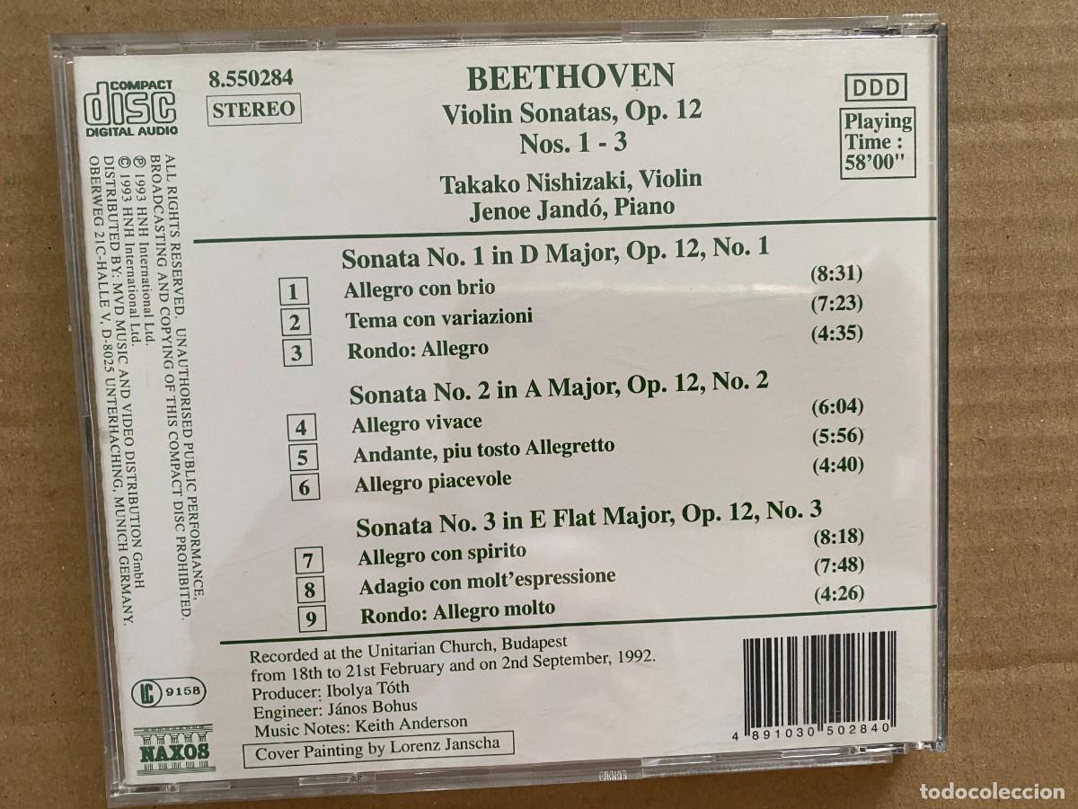 CDs de m&uacute;sica: BEETHOVEN VIOLIN SONATAS, OP. 12 - Foto 2