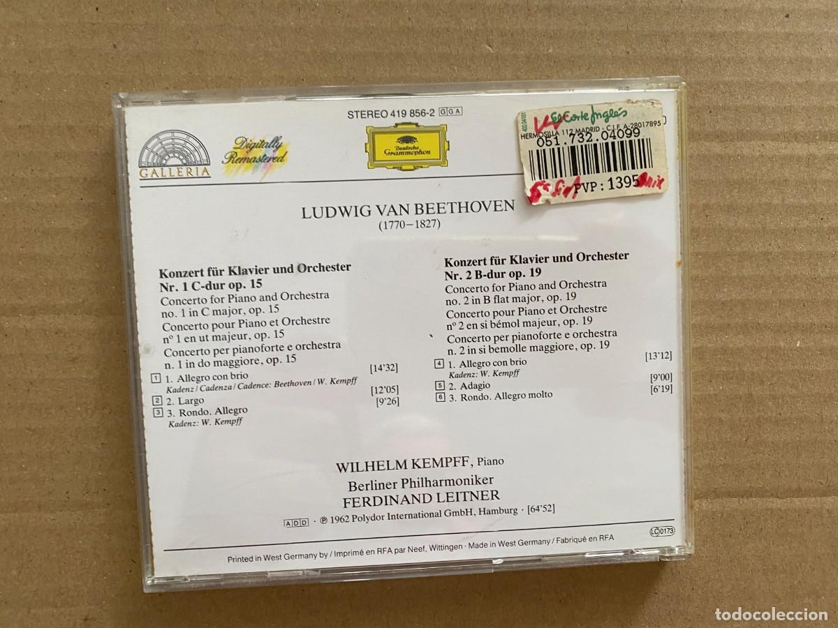 CDs de m&uacute;sica: BEETHOVEN KLAVIERKONZERTE - Foto 2