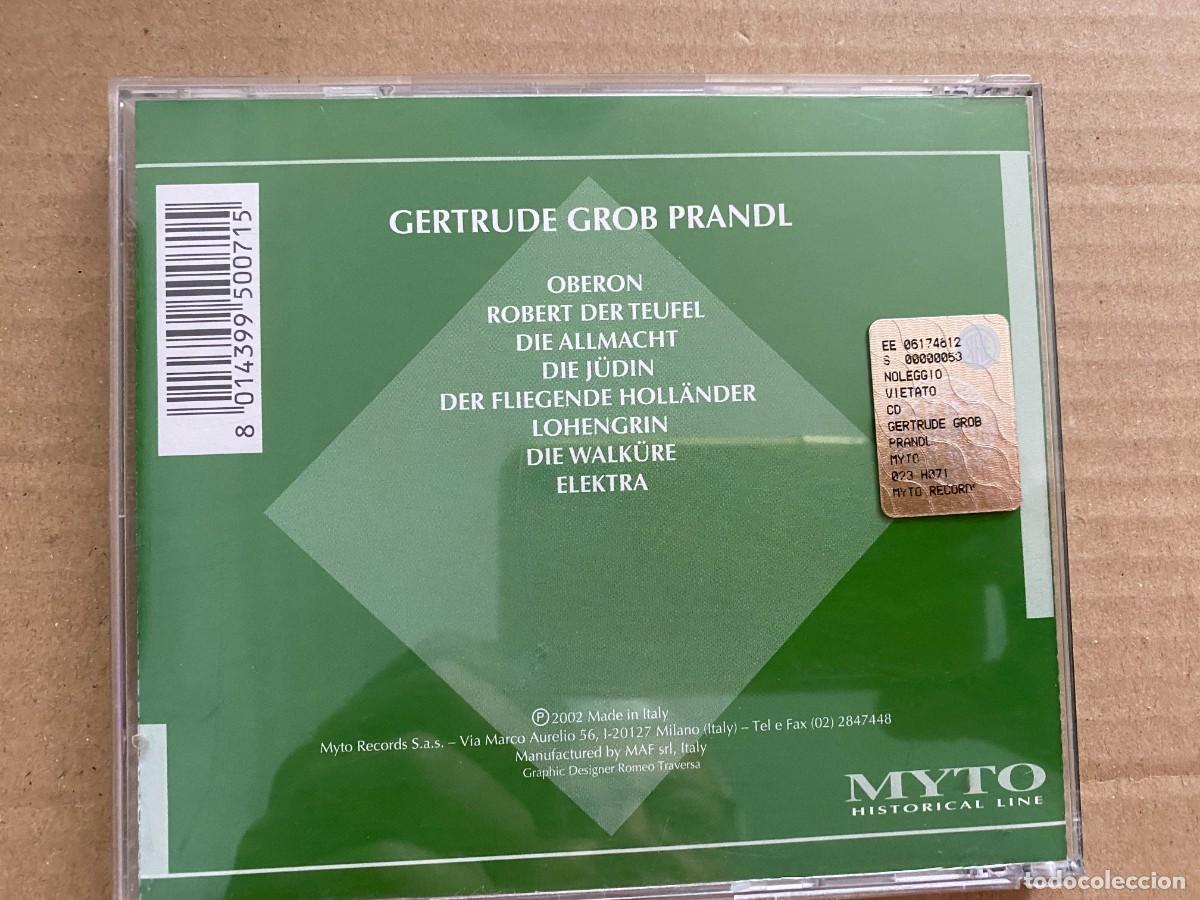 CDs de m&uacute;sica: CD GERTRUDE GROB PRANDI - OBERON - Foto 2