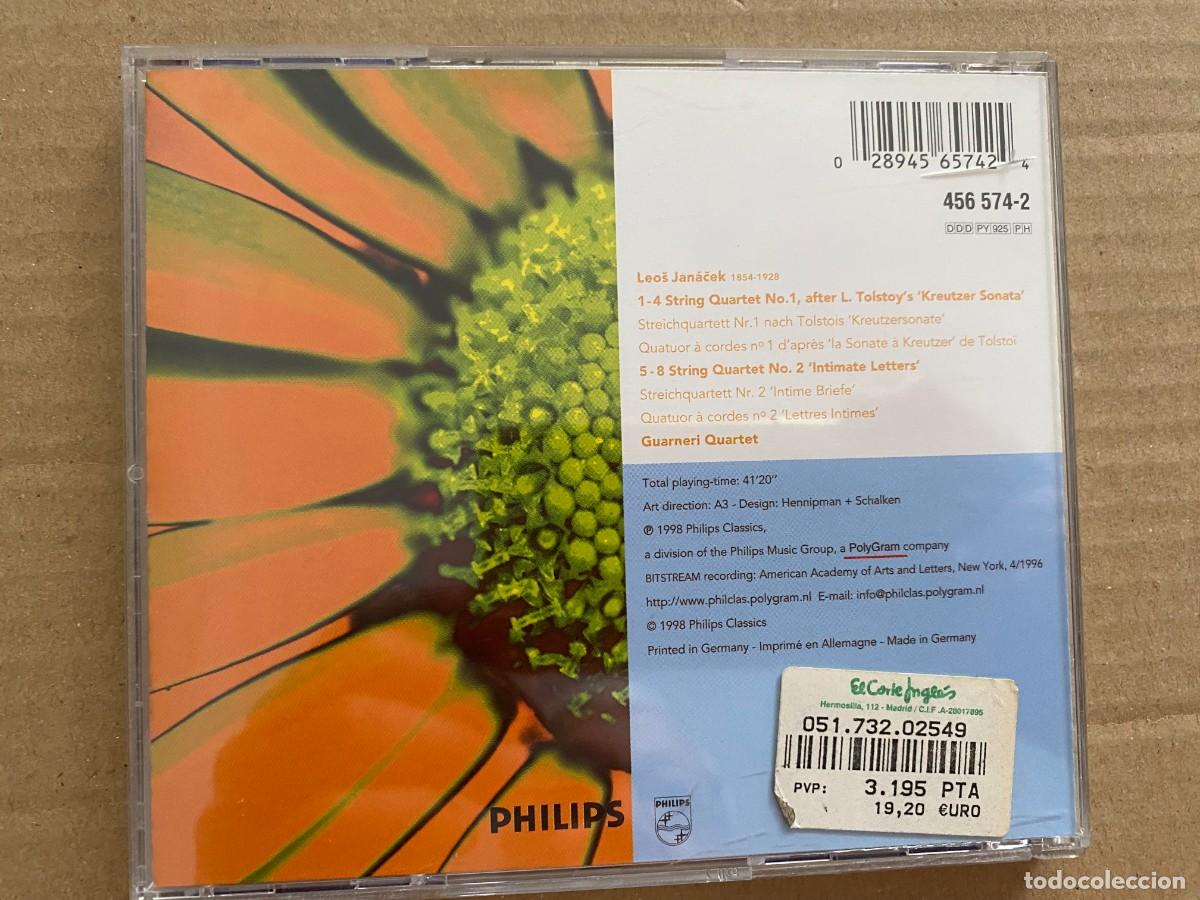 CDs de m&uacute;sica: CD GUARNERI CUARTET LEOS JANACE - Foto 2