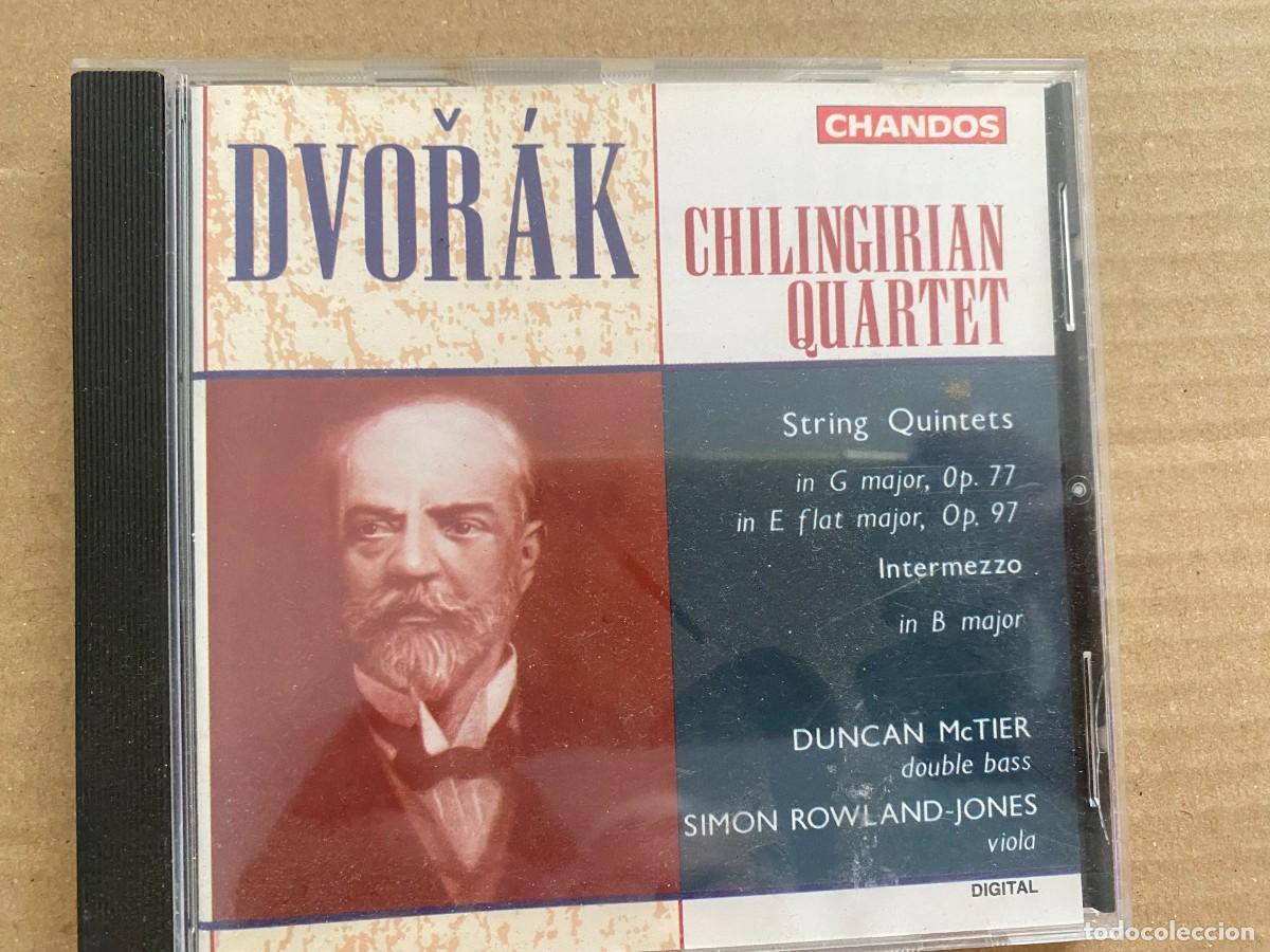 CDs de m&uacute;sica: CD DVORAK STRING QUINTETS - CHILINGIRIAN QUARTET - Foto 1