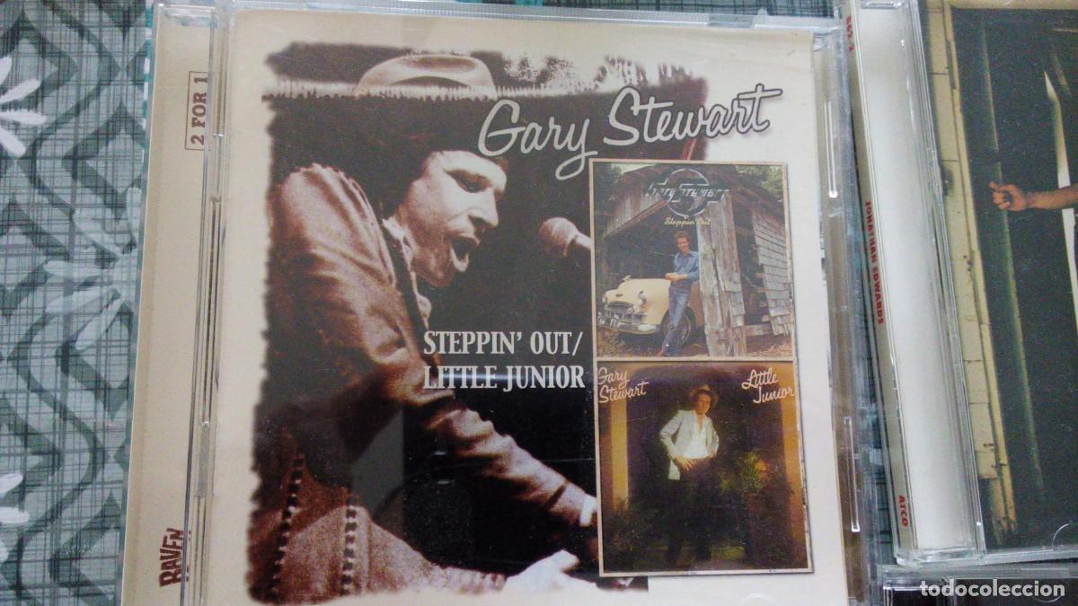 CDs de m&uacute;sica: Gary Stewart &lrm;&ndash; Steppin Out / Little Junior CD - Foto 1