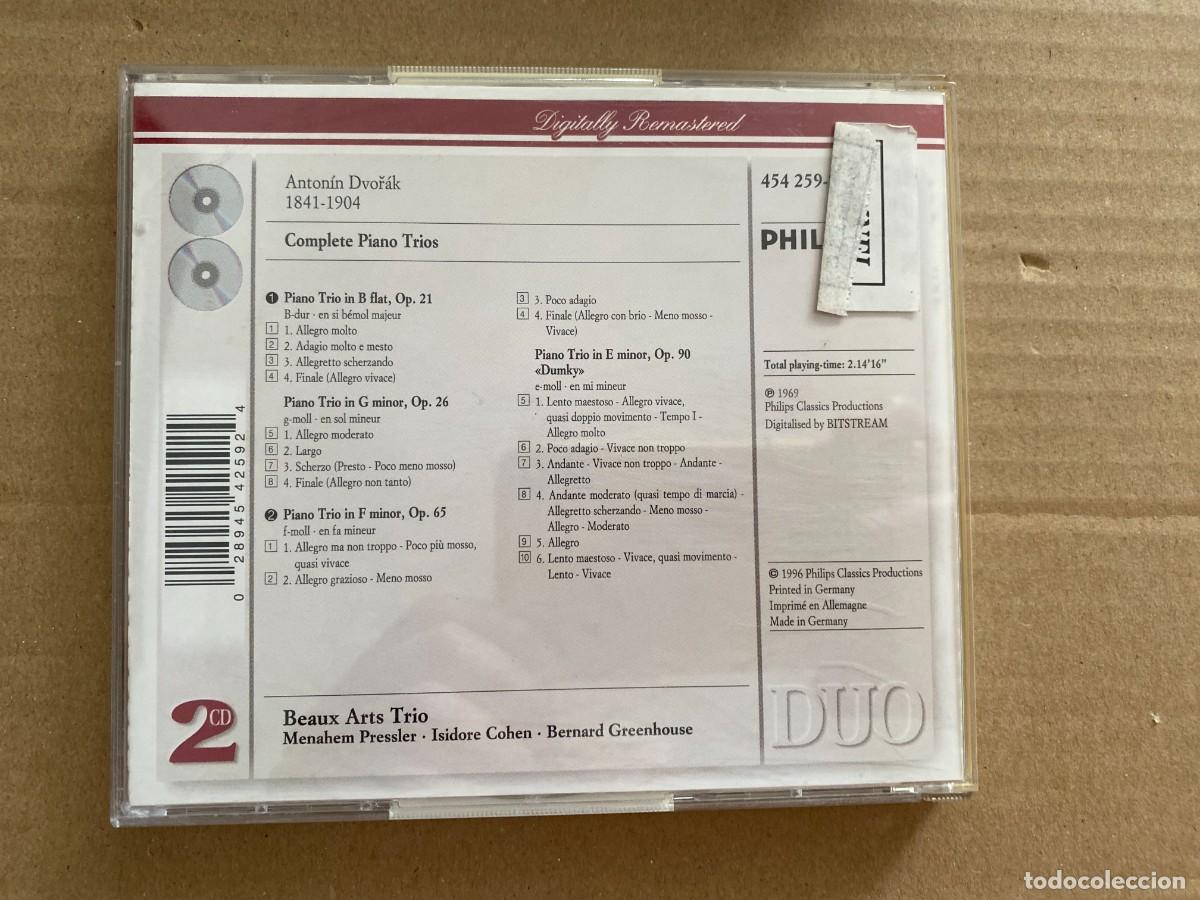 CDs de m&uacute;sica: CD DVORAK COMPLETE PIANO TRIOS - Foto 2