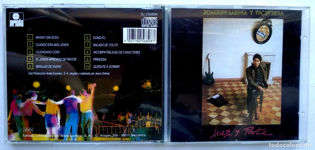 CDs de m&uacute;sica: JOAQU&Iacute;N SABINA Y VICEVERSA. CDs. 1992. - Foto 1