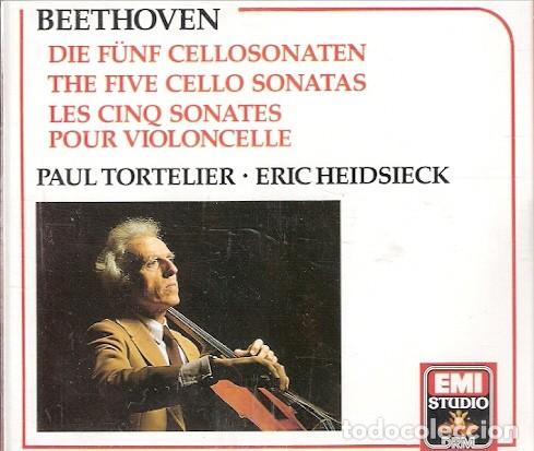 CDs de m&uacute;sica: BEETHOVEN: THE FIVE CELLO SONATAS - EMI - 2 CD - Foto 1