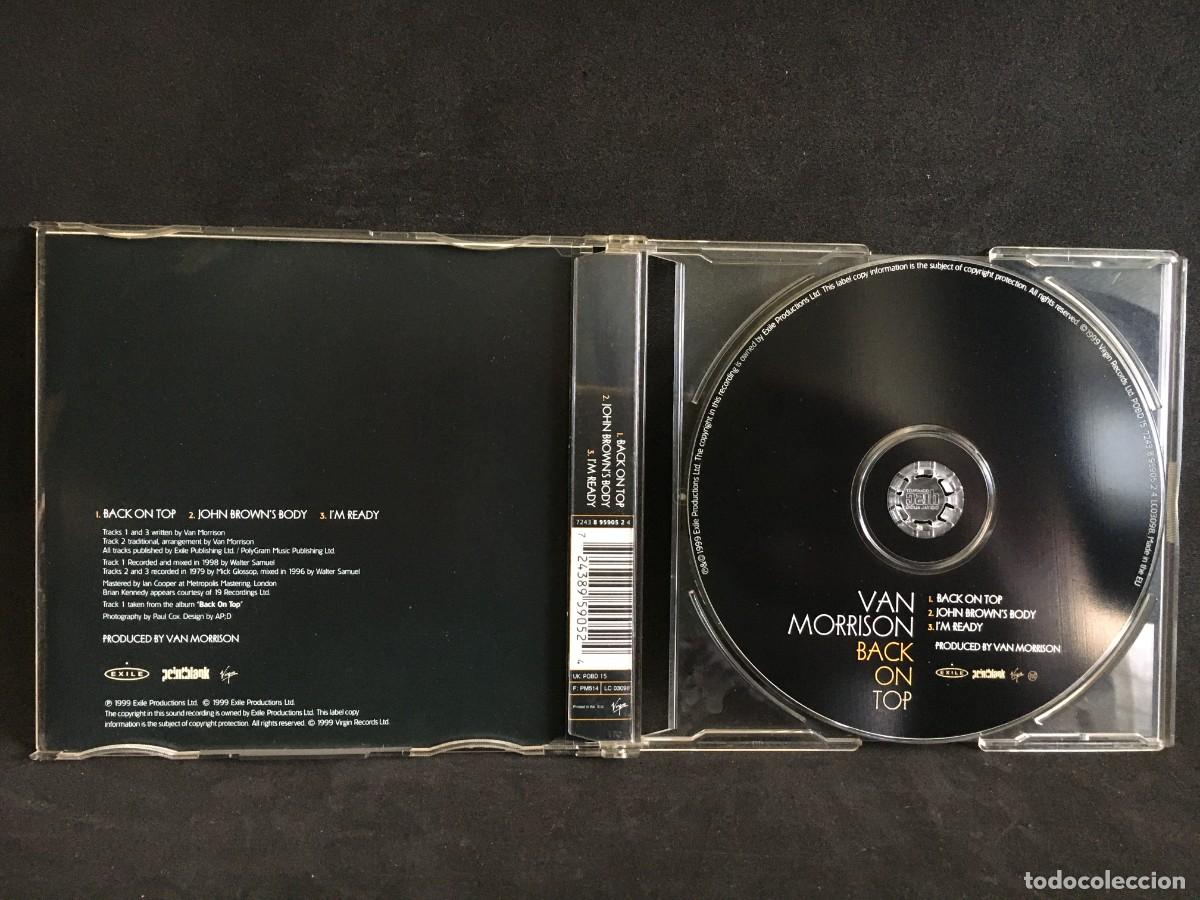 CDs de m&uacute;sica: Van Morrison &ndash; Back On Top - CD Single 3 Temas - Virgin Records - Foto 2
