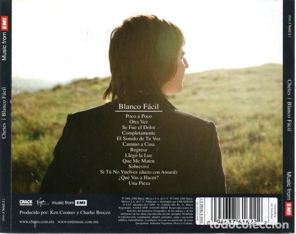 CDs de m&uacute;sica: Chetes Blanco Facil 2006 CD Argentina Amaral - Foto 2