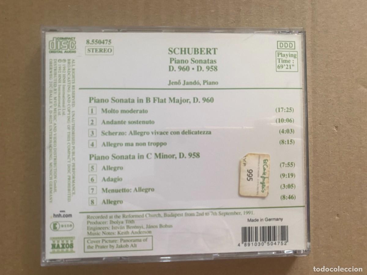 CDs de m&uacute;sica: CD SHUBERT PIANO SONATAS D.960 . D.958 - Foto 2