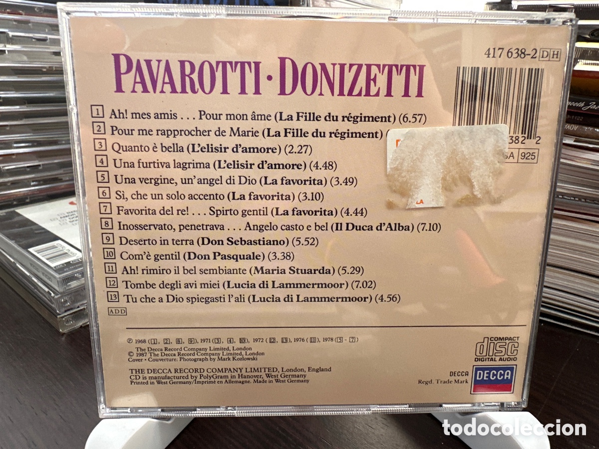 CDs de m&uacute;sica: Luciano Pavarotti - Donizetti (CD, Comp) - Foto 2