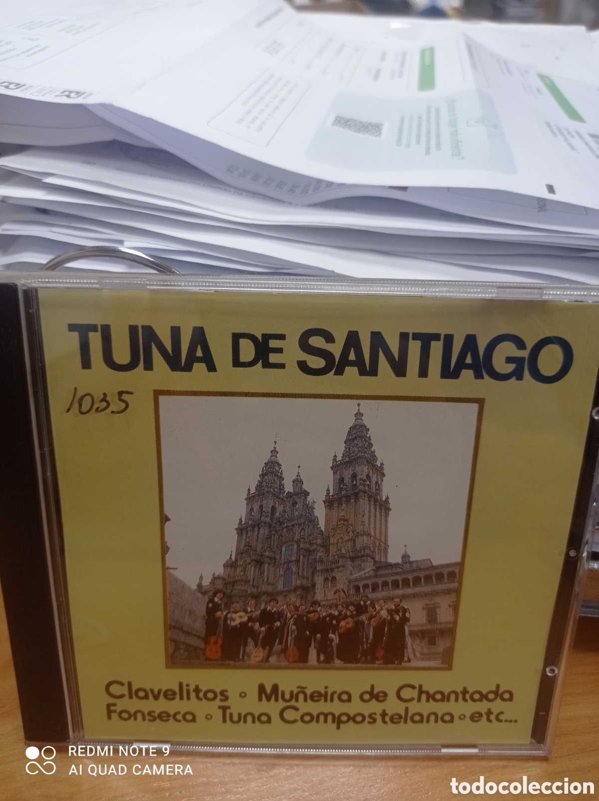 CDs de m&uacute;sica: Tuna de Santiago dial discos - Foto 1