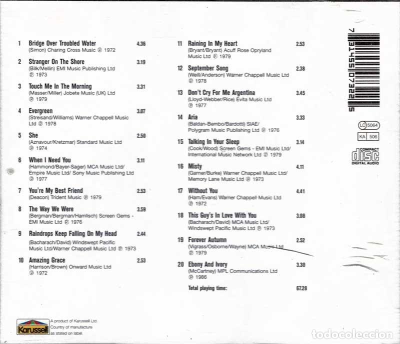 CDs de m&uacute;sica: Acker Bilk - Bridge Over Troubled Water. CD - Foto 2