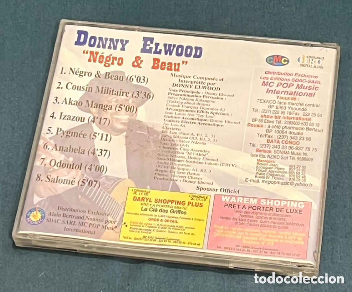 CDs de m&uacute;sica: CD. Donny Edwood. &ldquo;Negro & Beau&rdquo;. - Foto 2