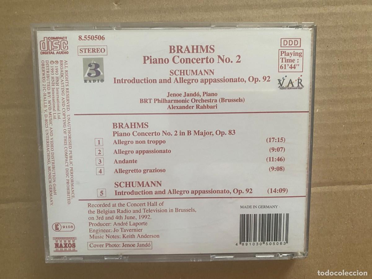 CDs de m&uacute;sica: CD BRAHMS Piano Concerto No. 2 - Foto 2