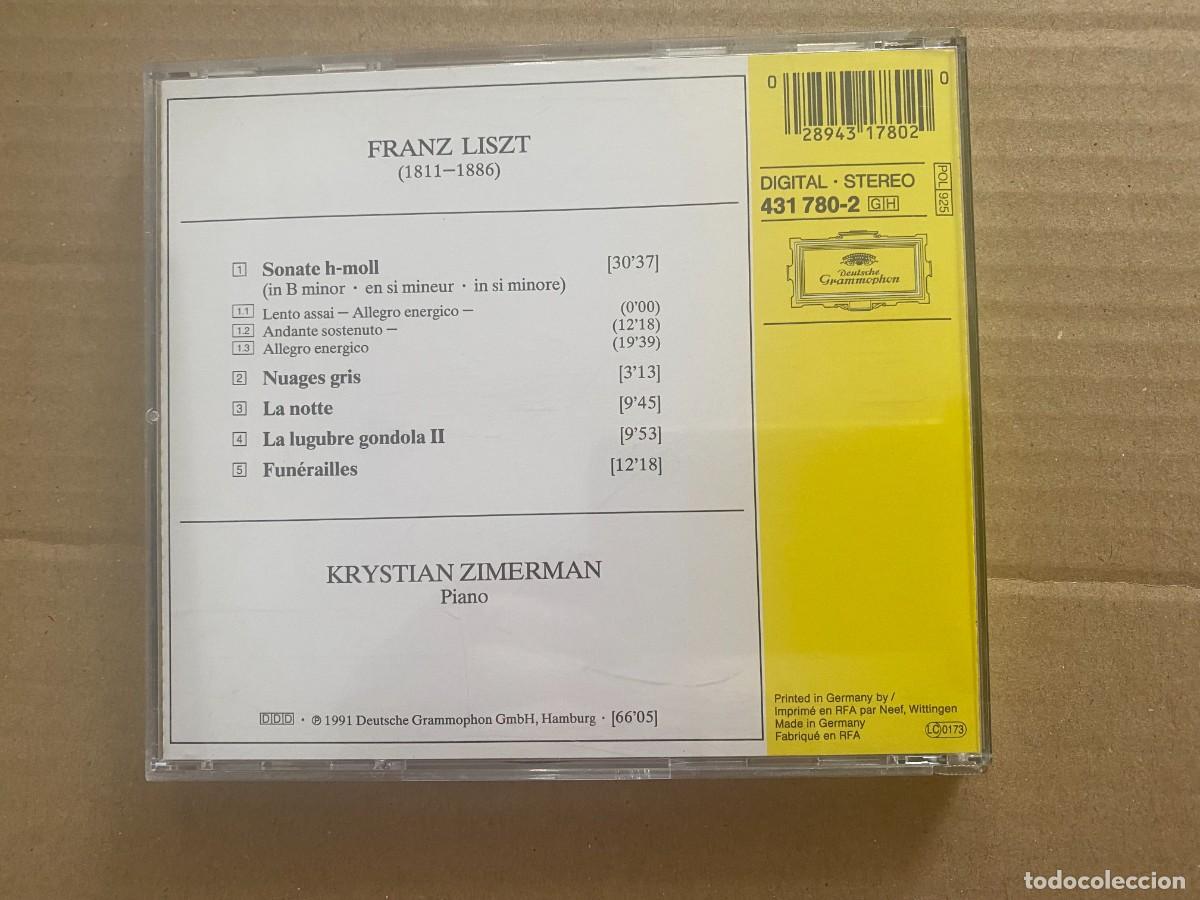 CDs de m&uacute;sica: CD LISZT SONATE H-MOLL - Foto 2
