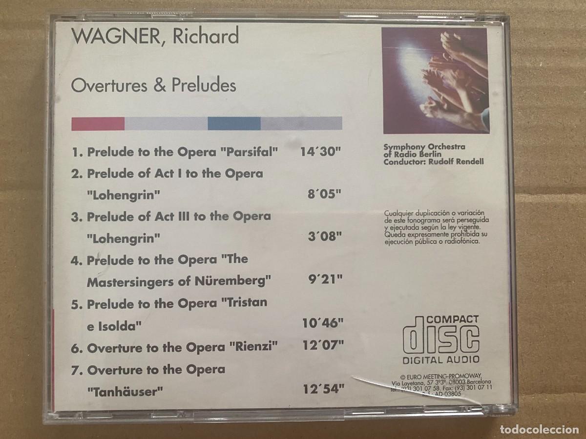 CDs de m&uacute;sica: CD WAGNER Overtures & Preludes - Foto 2
