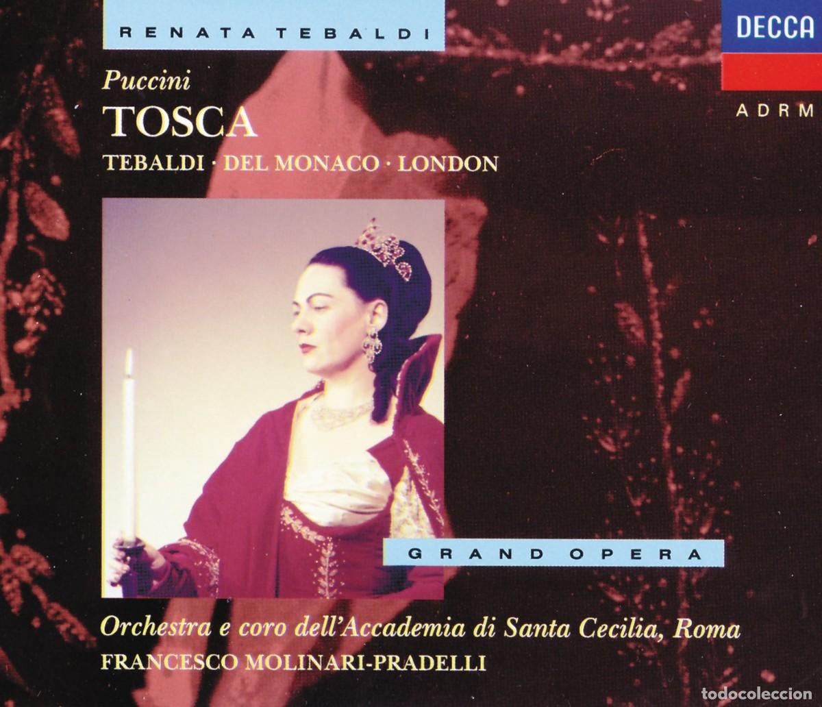 CDs de m&uacute;sica: PUCCINI: TOSCA - RENATA TEBALDI - DECCA - 2 CD - Foto 1