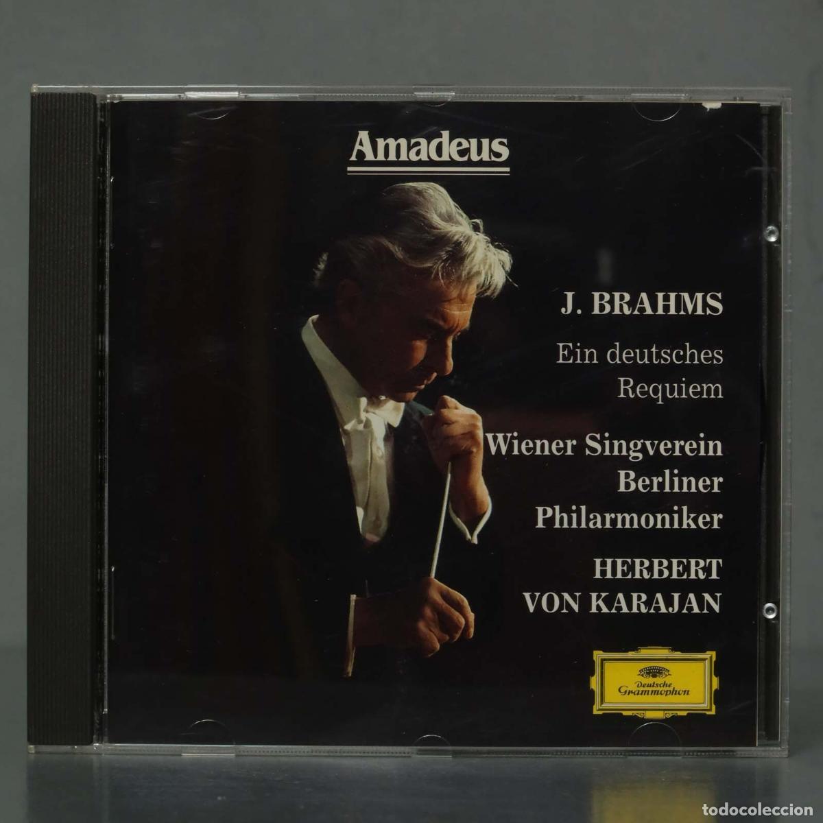 CDs de m&uacute;sica: CD. BRAHMS. EIN DEUTSCHES REQUIEM. KARAJAN - Foto 1