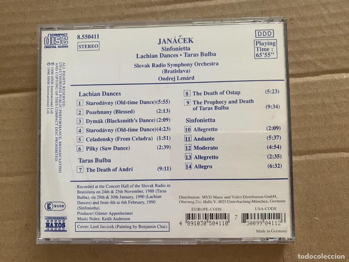 CDs de m&uacute;sica: CD JANACEK Lachian dances - Foto 2