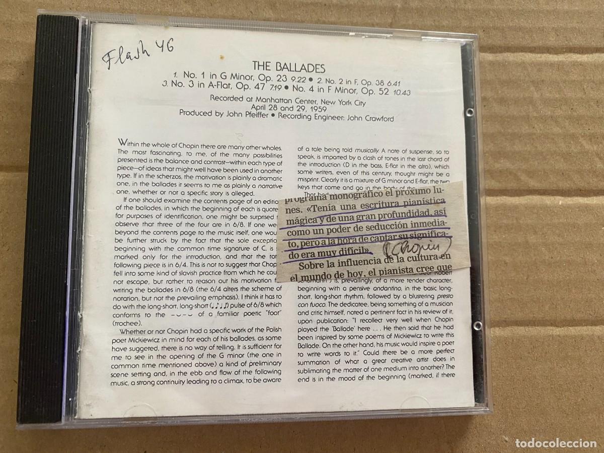 CDs de m&uacute;sica: CD ARTUR RUBINSTEIN - THE CHOPIN COLLECTION - Foto 1