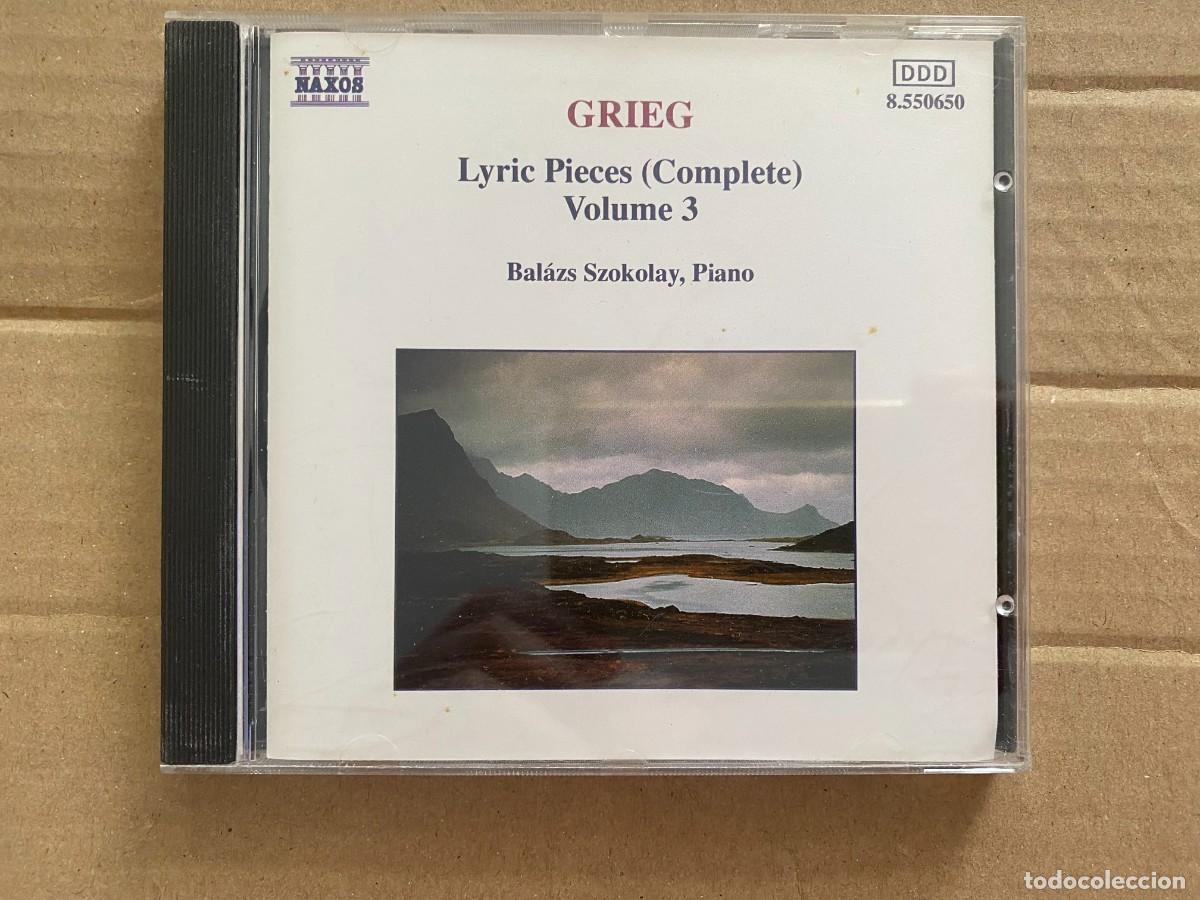 CDs de m&uacute;sica: CD GRIEG: Lyric Pieces (Complete ) Volume 3 - Foto 1