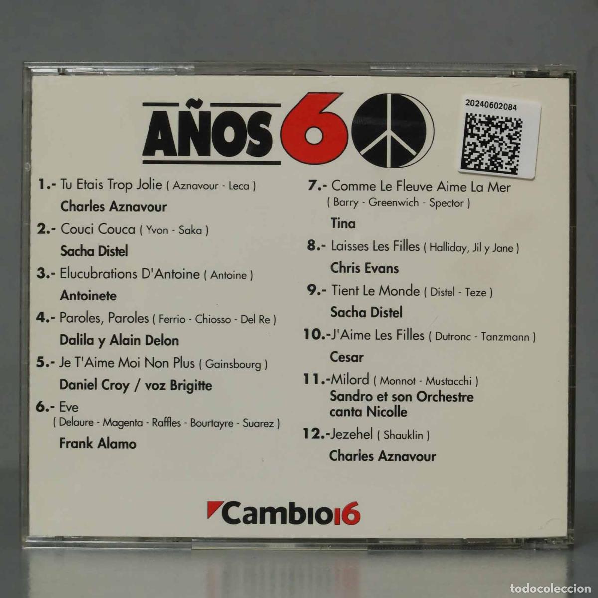 CDs de m&uacute;sica: CD. FRANCIA MON AMOUR. 10 - Foto 2