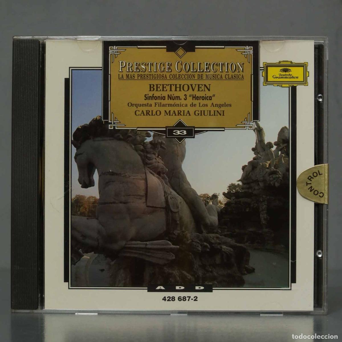 CDs de m&uacute;sica: CD. BEETHOVEN. HEROICA. GIULINI - Foto 1