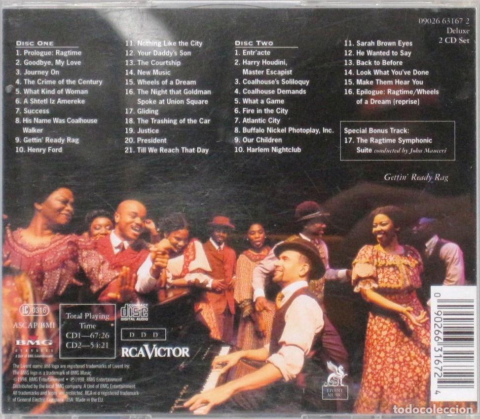 CDs de m&uacute;sica: RAGTIME - THE MUSICAL - 2 CD - Foto 2