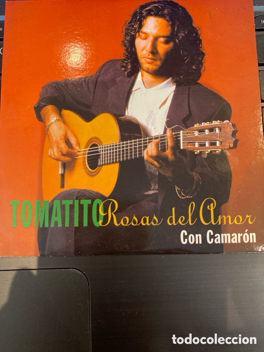 CDs de m&uacute;sica: TOMATITO CON CAMARON - ROSAS DEL AMOR CD SINGLE 1 TEMA - Foto 1