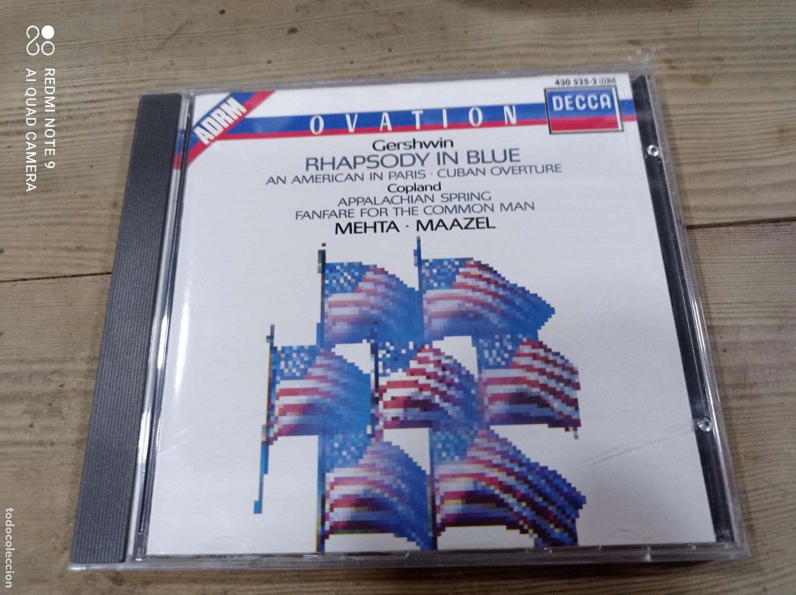 CDs de m&uacute;sica: GERSHWIN. RHAPSODY IN BLUE. METHA - MAAZEL. CD. - Foto 1