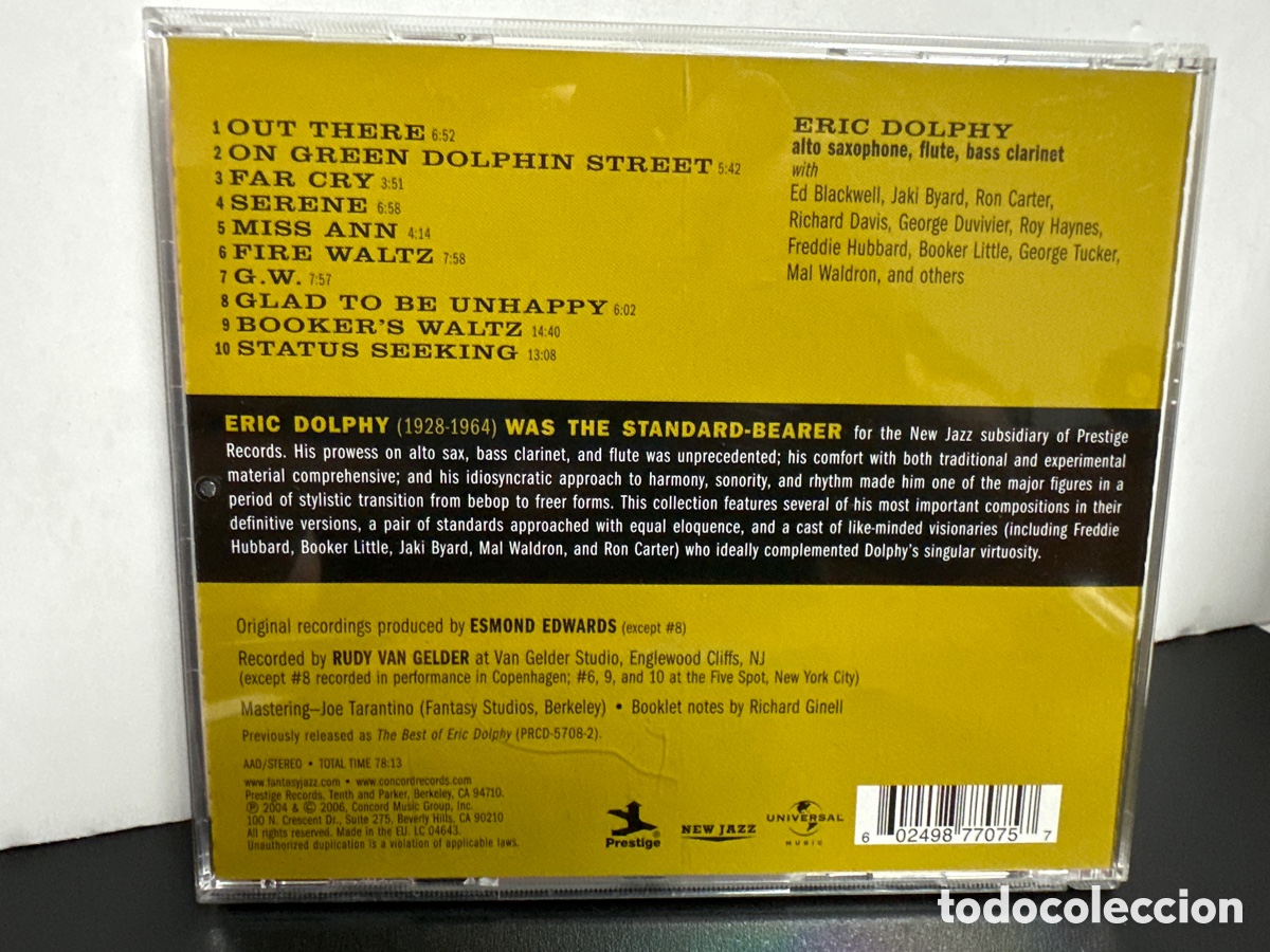 CDs de m&uacute;sica: Eric Dolphy - Prestige Profiles (CD, Comp) - Foto 2