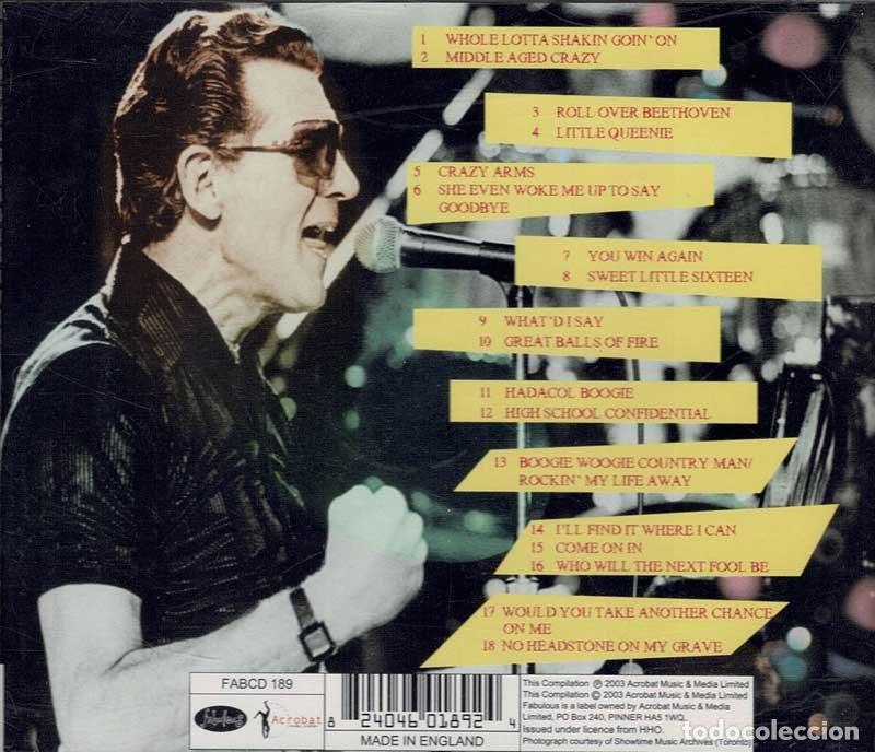 CDs de m&uacute;sica: Jerry Lee Lewis - Middle Aged Crazy Live!. CD - Foto 2