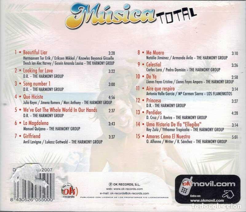 CDs de m&uacute;sica: M&uacute;sica Total. CD - Foto 2