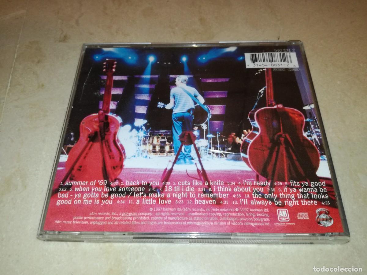 CDs de m&uacute;sica: BRYAN ADAMS-UNPLUGGED MTV-CD - Foto 2