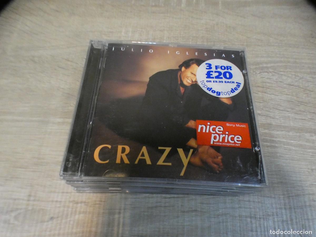 CDs de m&uacute;sica: CAJJ351 CD ESTADO CORRECTISIMO JULIO IGLESIAS CRAZY - Foto 1