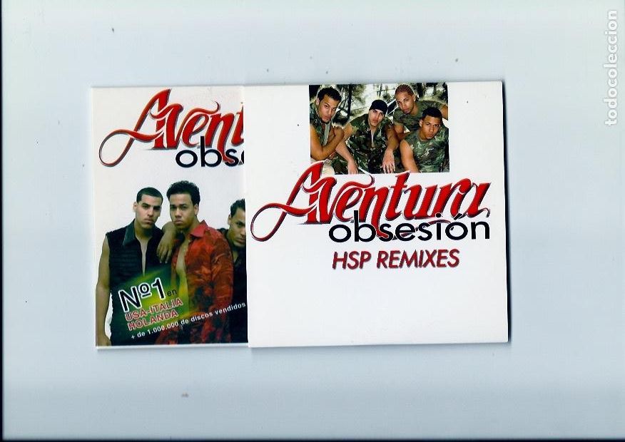 CDs de m&uacute;sica: AVENTURA. Obsesion. (2 cd single) - Foto 1